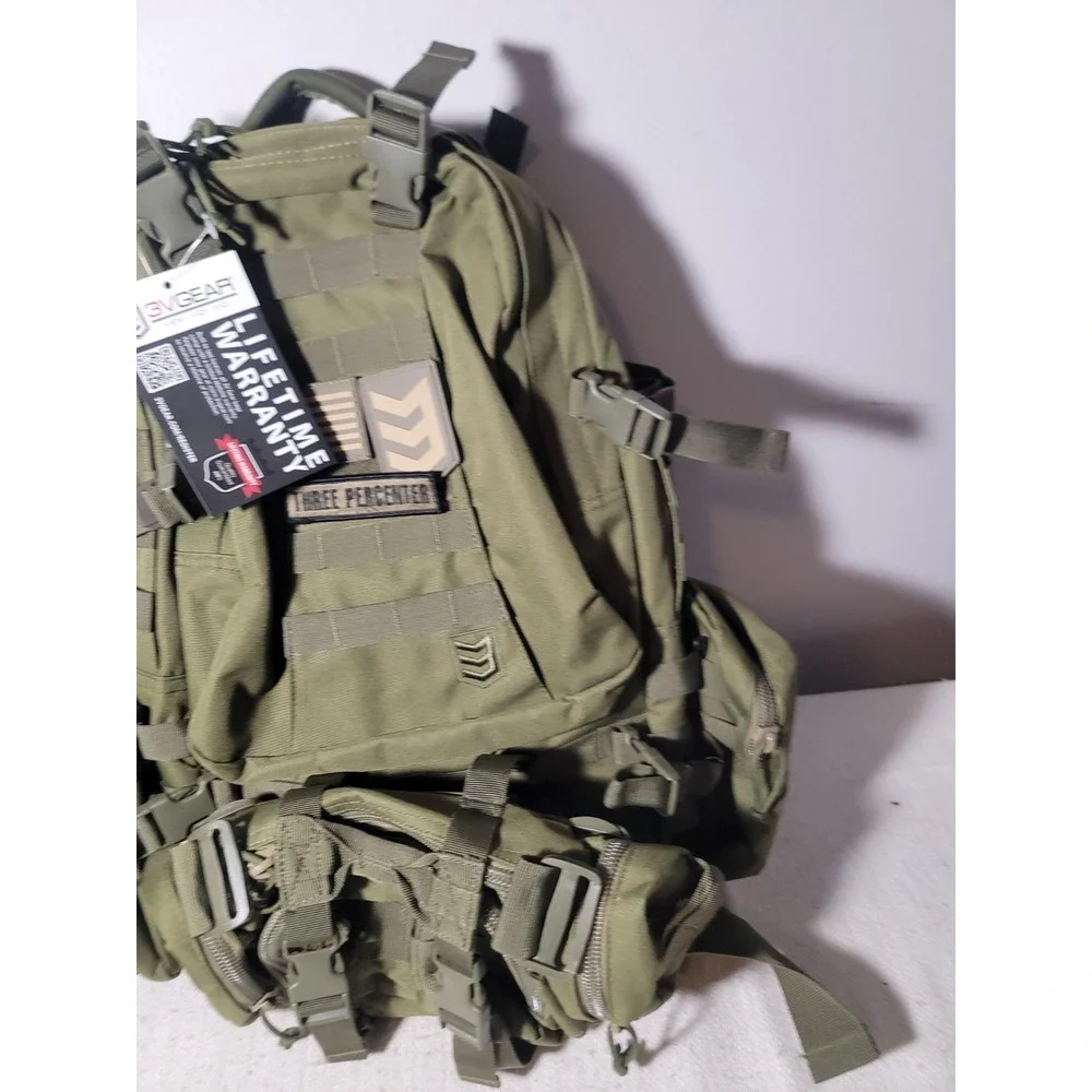 3V Gear Paratus 3 Day Operator Tactical Backpack NWT 40L OD Green MOLLE Bug Out